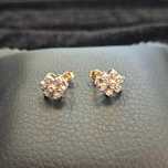 ( B31651.1 / Ag28 Doi Baieti ) Cercei Aur 14K - 2.32 grame / 730 lei
