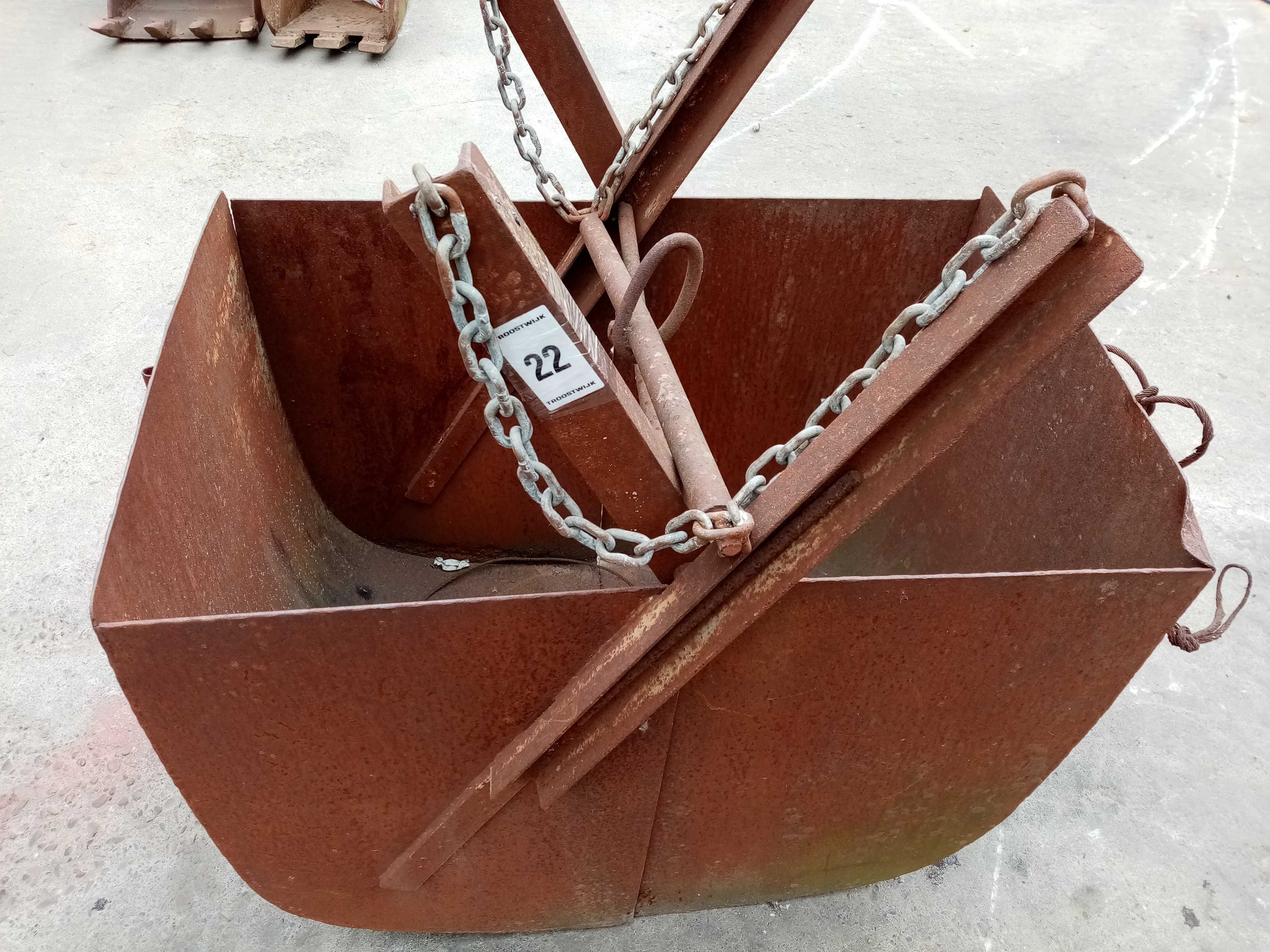 Cupa excavator pentru utilizari generale in constructii