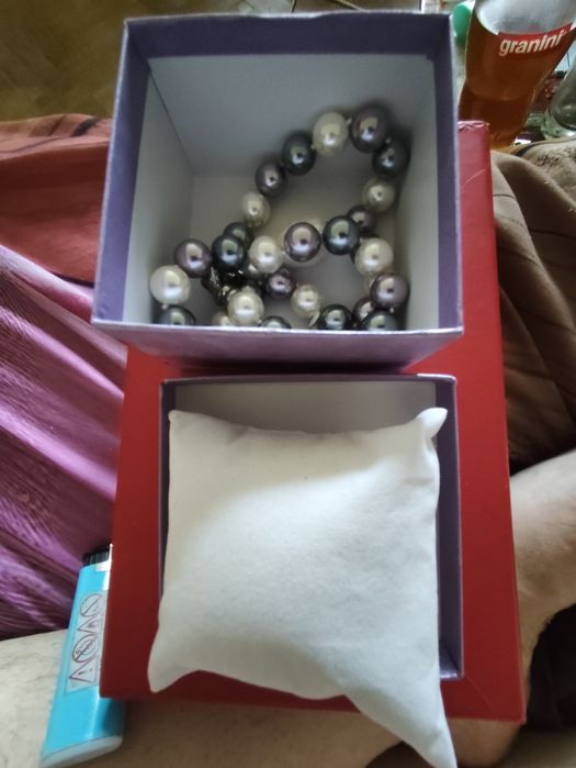 Colier cu perle de manchuria