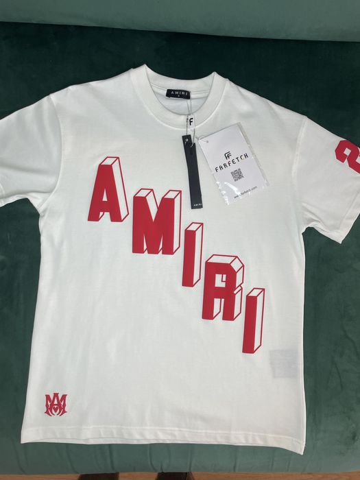 Tricou Amiri Alb marimea M