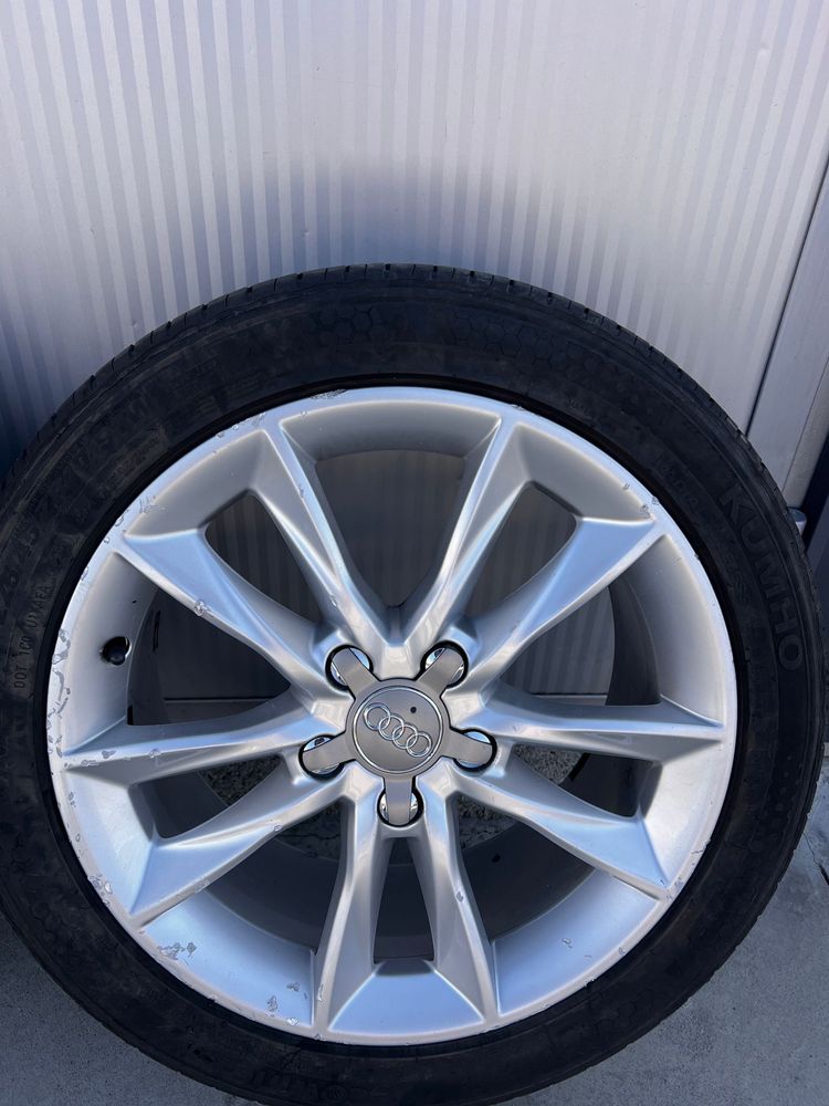 Seti Roti/Jante 17 OEM Audi + 3 Anvelope Vara 225/45/17