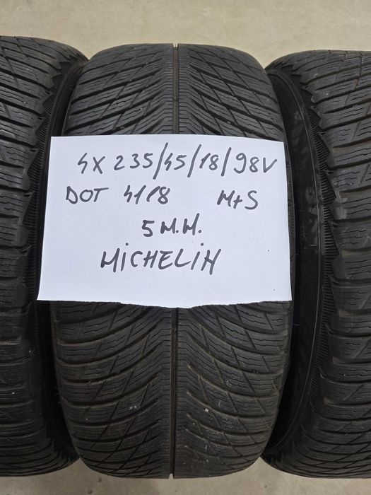 Anvelope 235 45 18 MS Michelin dot 41.18 profil 5mm pret 150 bucata
