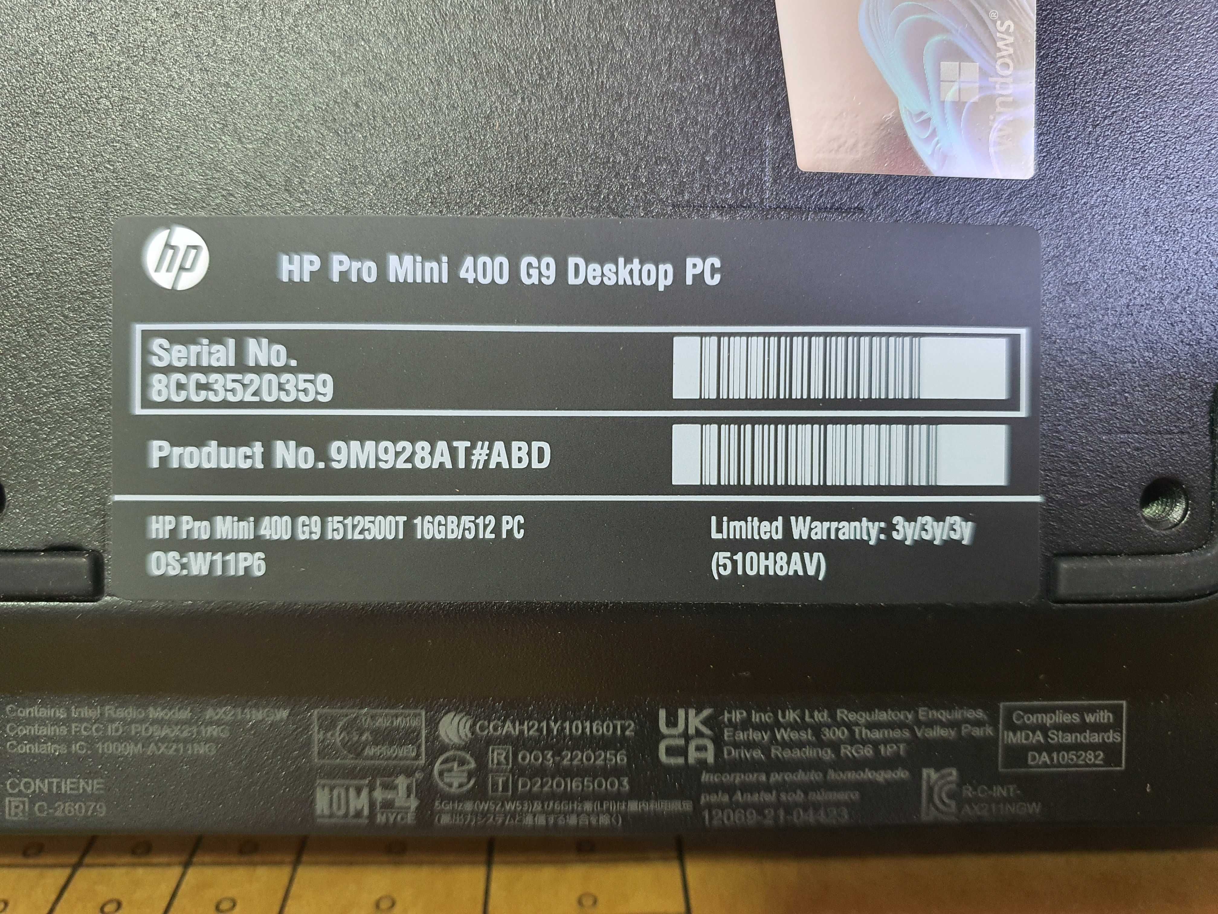 HP Pro Mini 400 G9 - NOU - KLI Amanet