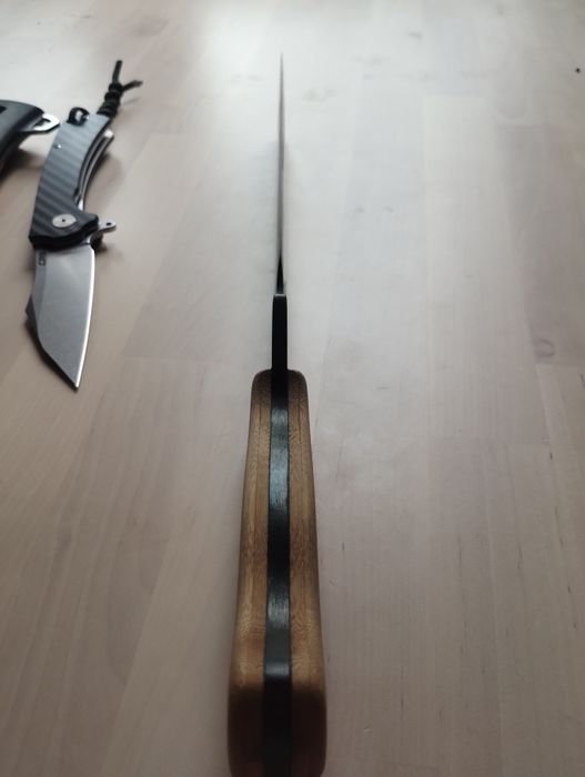 Cuțit bushcraft sheeptoe, oțel 50CrV4 (5160)