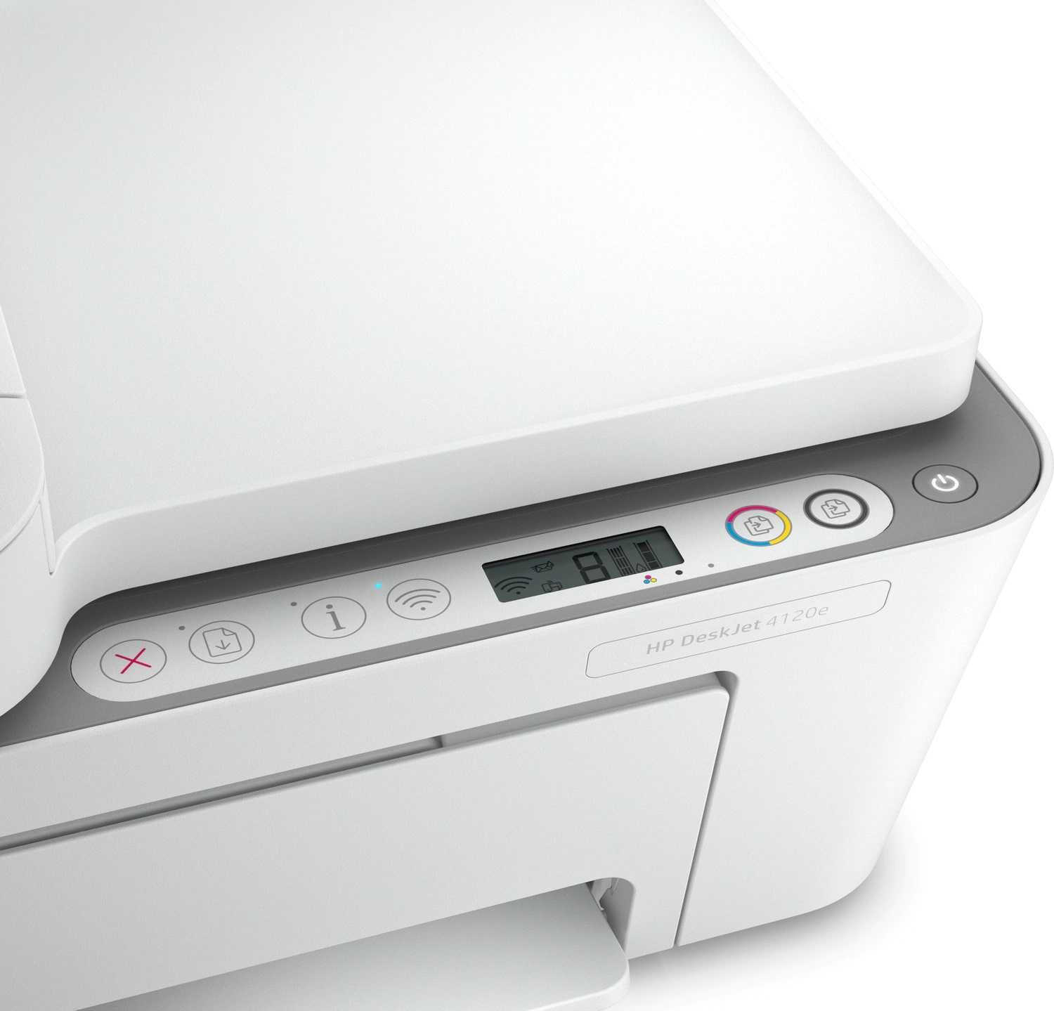 Мултифункционалнo устройствo AiO HP - DeskJet 4120e, бяло