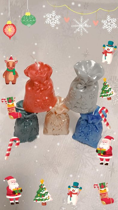 Коледни ароматни свещи