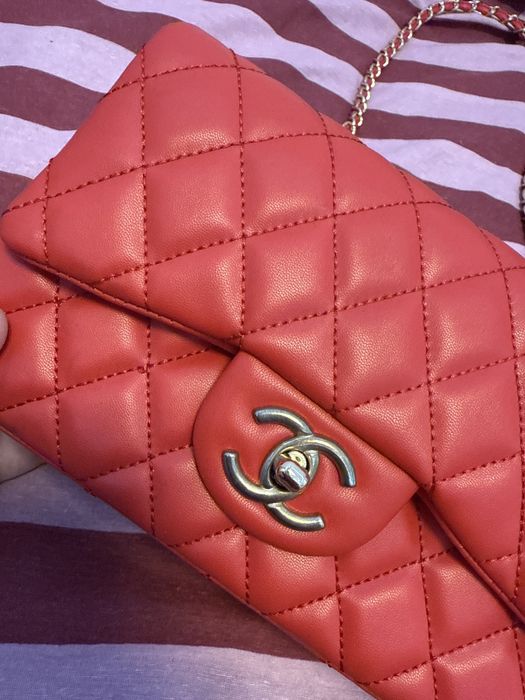 Чанта, chanel,  ноеа, червена