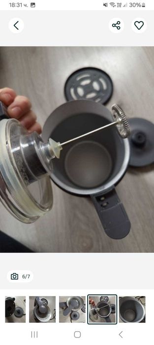 100 лв Уред за млечна пяна Melitta Cremio