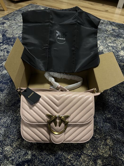 Geanta Pinko Roz de piele