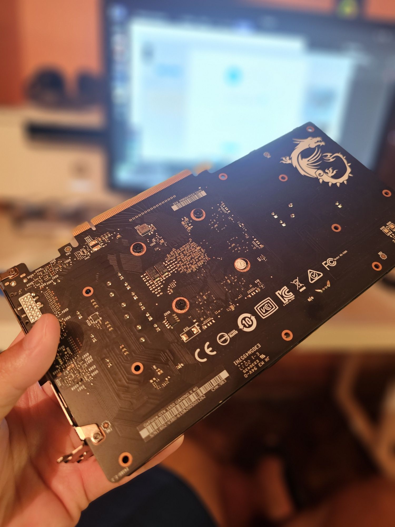 GTX 1650, 4GB stare perfecta de functionare