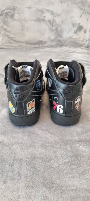 Nike Air force 1 Supreme NBA Black 40