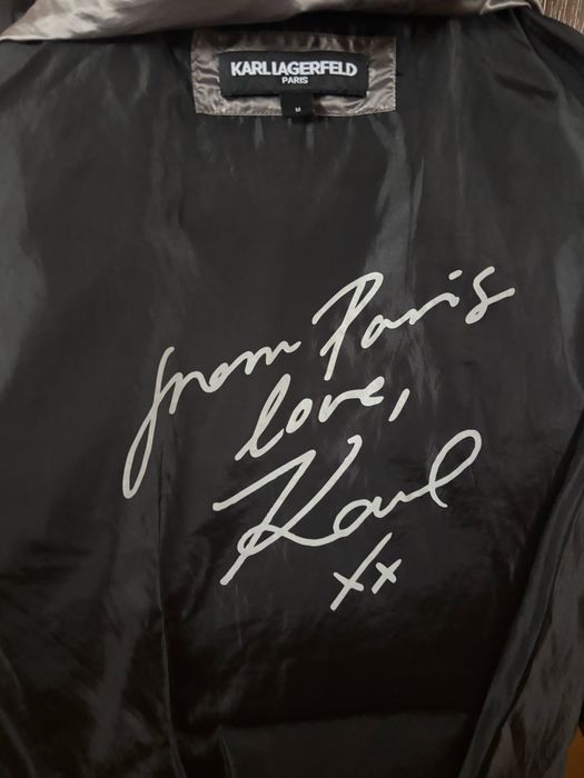 KARL LAGERFELD - пухено яке унисекс