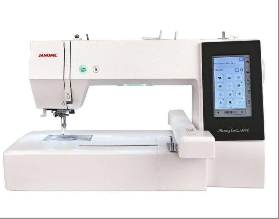 Вышивальная машина Janome Memory Craft 500E
Memory Craft 500E предоста