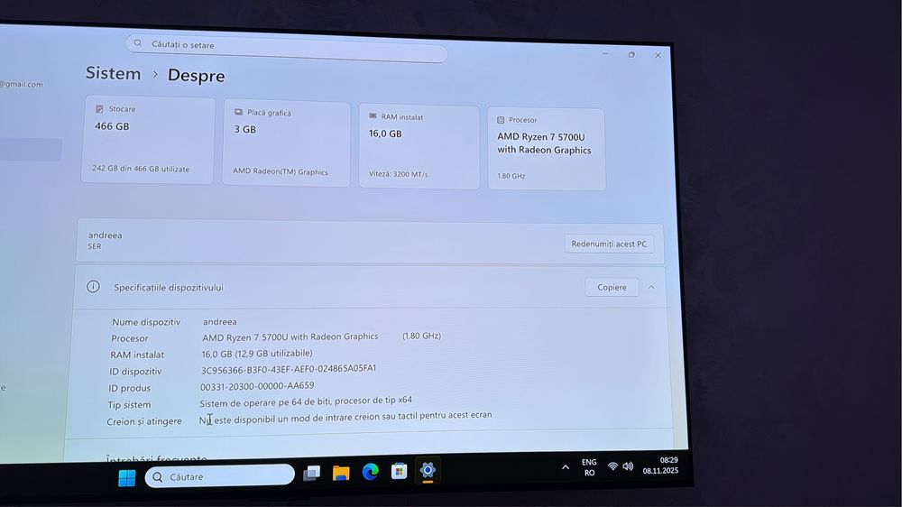 Vand pc complet 16gb ram ddr4