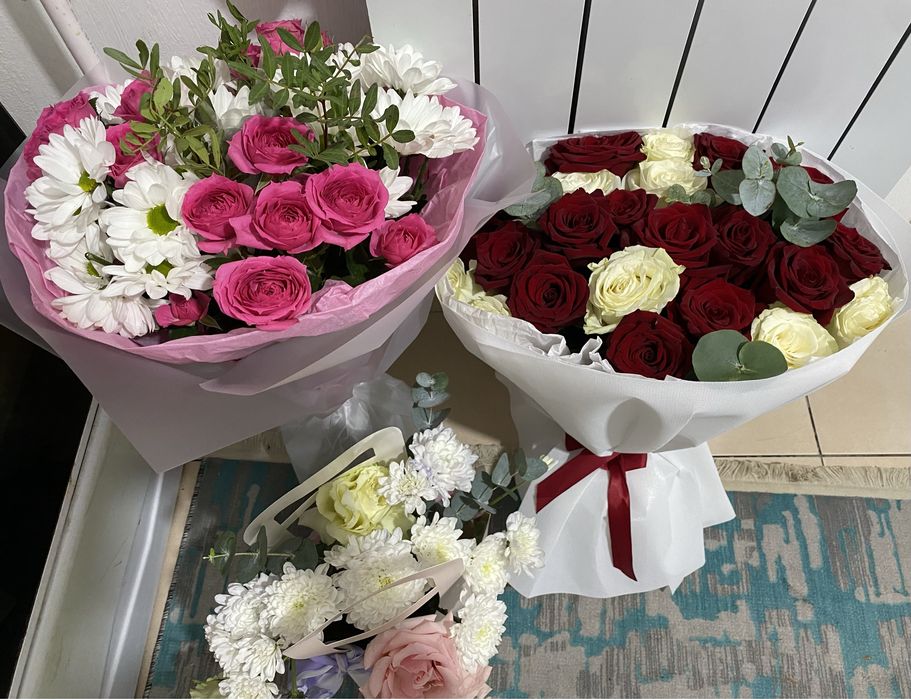 Продам вечерние свежие букеты!!!