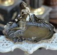 Sculptură Bronz ArtNouveau *** vintage / antic / vechi / retro ***