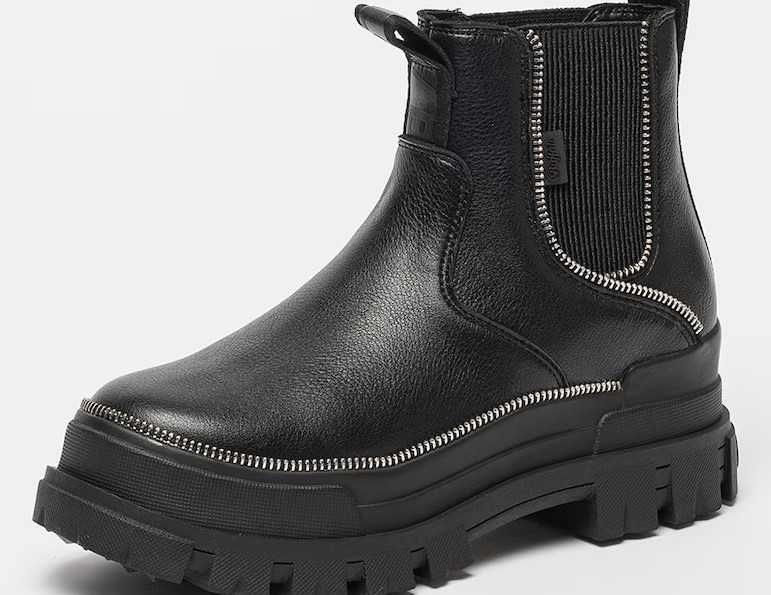 Buffalo - Боти от еко кожа с масивна подметка