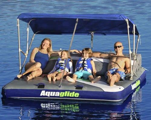 Vand platforma gonflabila Aquaglide Airport Classic Lounge and Towable