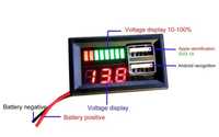 Tester Indicator incarcator USB auto moto rulota 12V