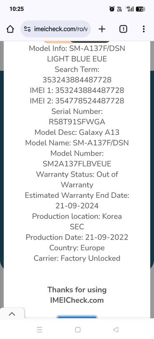 Samsung a25 5g Samsung a13 Huawei p40 pro piese dezmembrari