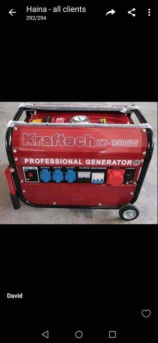 generator 6500w kraftec