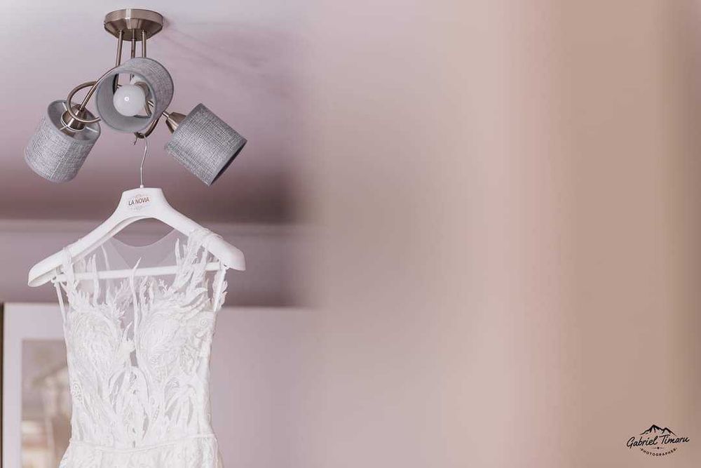 Rochie de mireasa, marimea s, A line