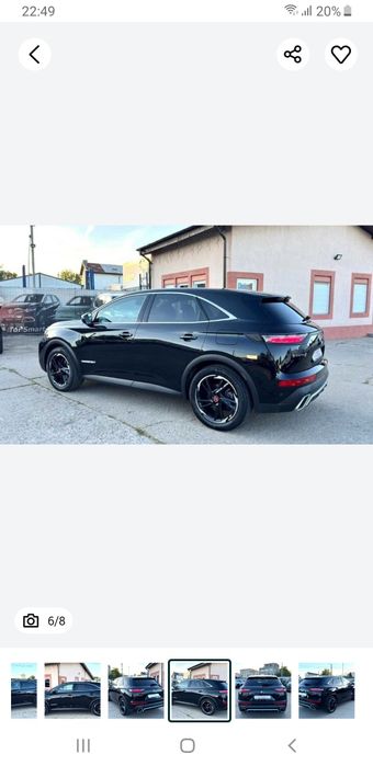 Vand DS7 Crossback DS  Performance Line 2.0 HDI 180 CP