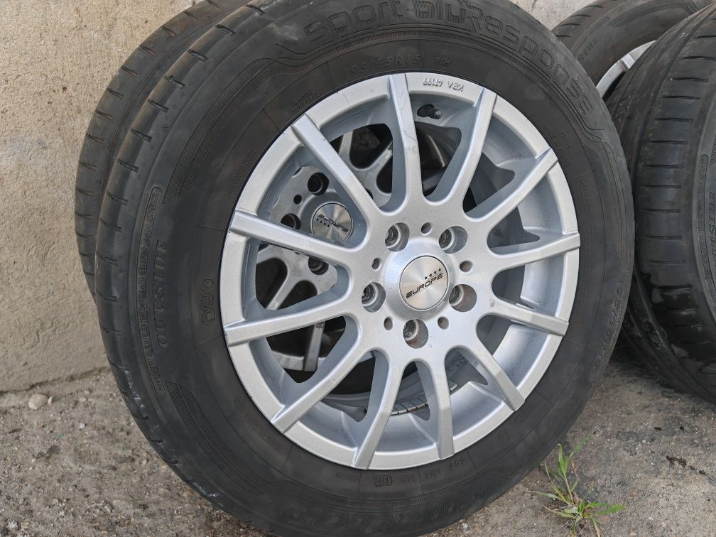 Джанти 15" 6J et45 5X100 WV Seatс гуми 195/65/15 Dunlop