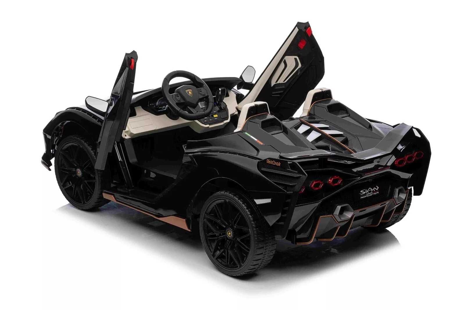Акумулаторна Двуместна КОЛА Lamborghini SIAN  24V функция дрифт