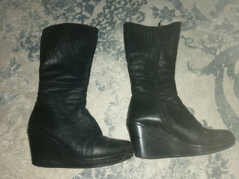 Сапоги натуралка зимнии