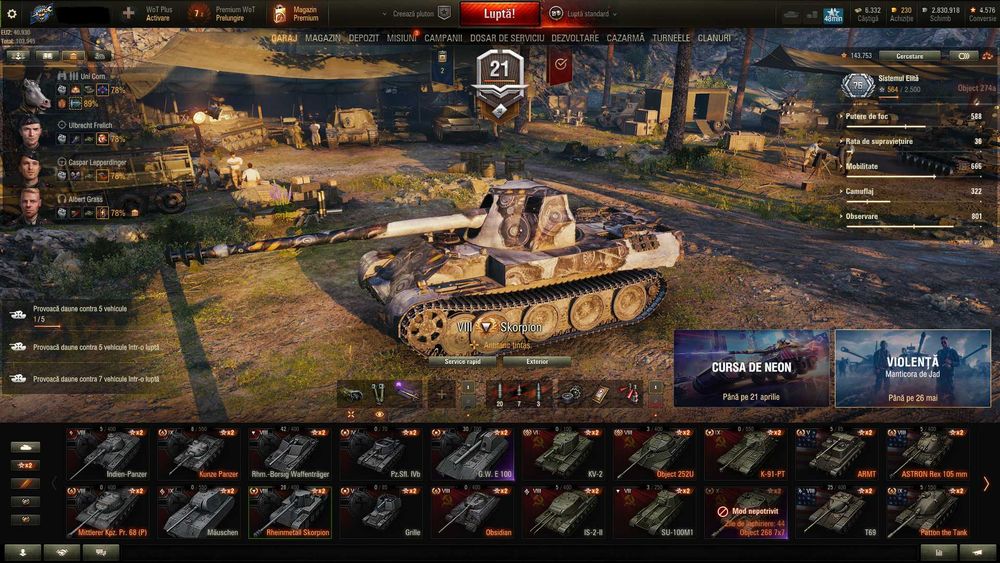 Joc world of tanks