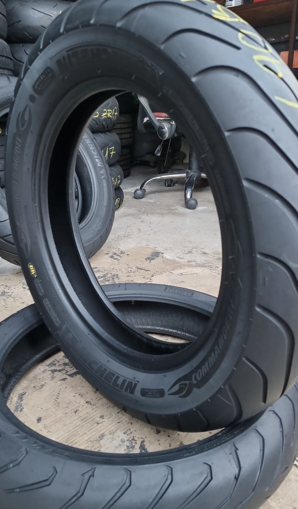 Anvelopa Moto Michelin 130/90 B16 Impecabilă.