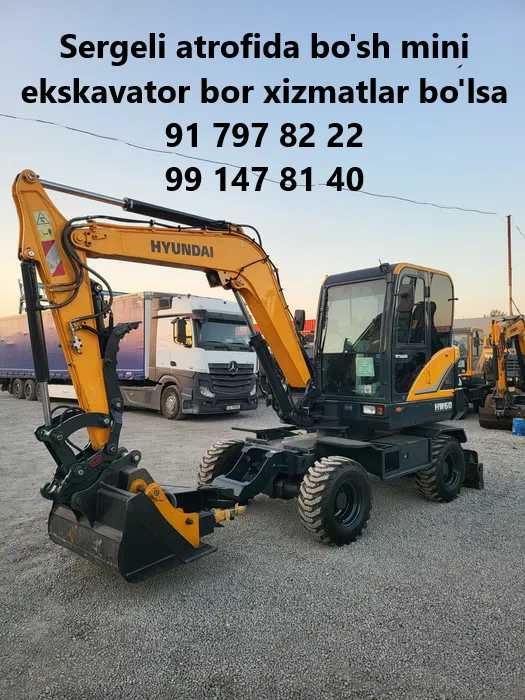 Sergeli ekskavator xizmati (katlavon va boshqa xizmatlar)