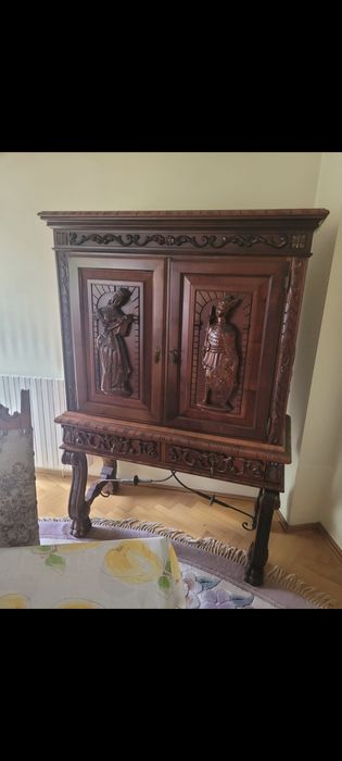 Set mobilă renașterea spaniolă lemn masiv