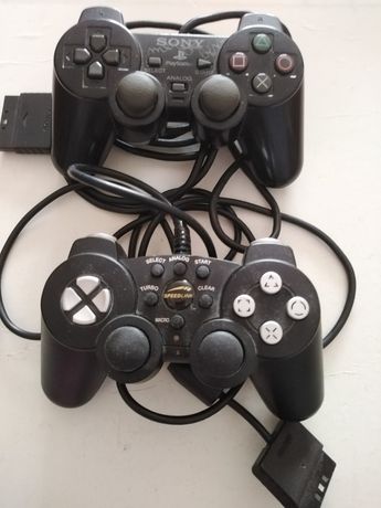 Manete joystick PlayStation 2, două bucăți cu 25 lei bucata