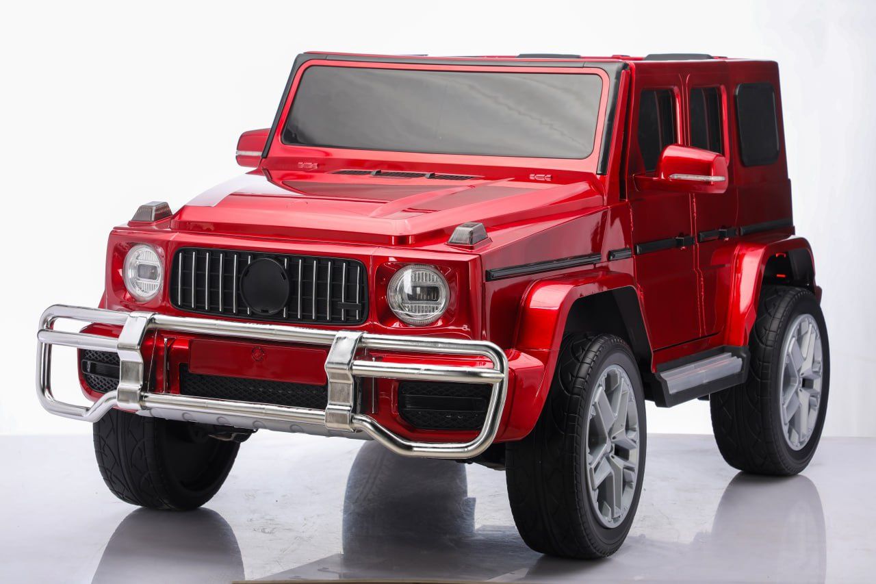 Электромобиль G-Class 24V — большой, с EVA-колёсами и кожаным сиденьем