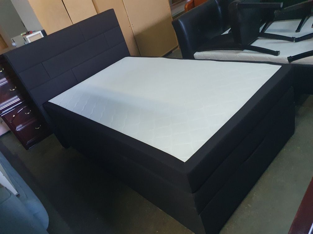 Boxspring cu ladă  super calitate