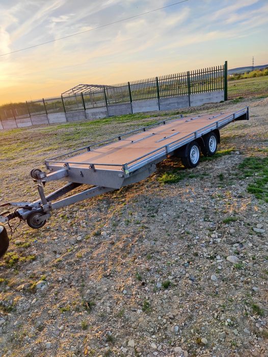 Trailer Blyss Heimann 5metri moto atv auto remorci
