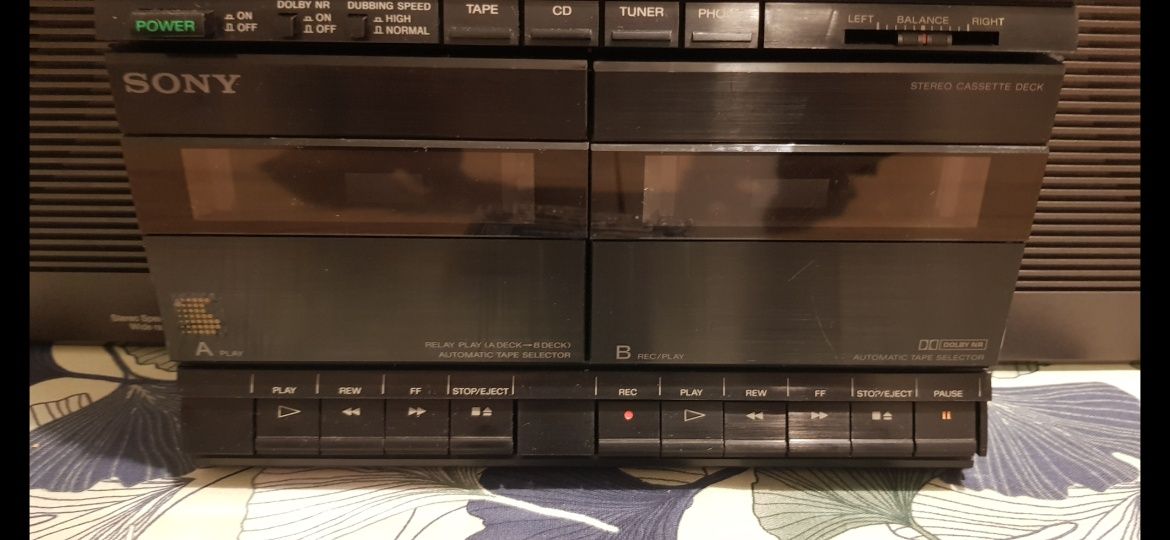 SISTEM SONY Stereo casete deck reciver Sony HST 404