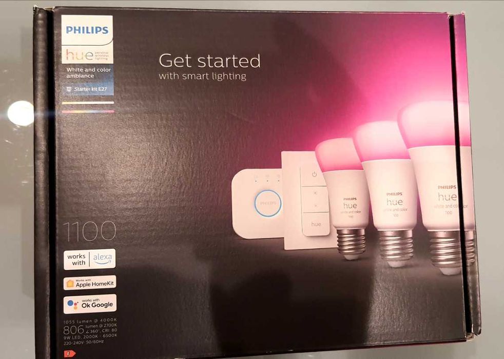 Philips Hue E27 1100w чисто нови с 2 год. гаранция