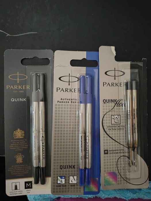 Rezerve Stilou Pix Parker - Parker Rollerballmine 2er M Blau BLISTER
