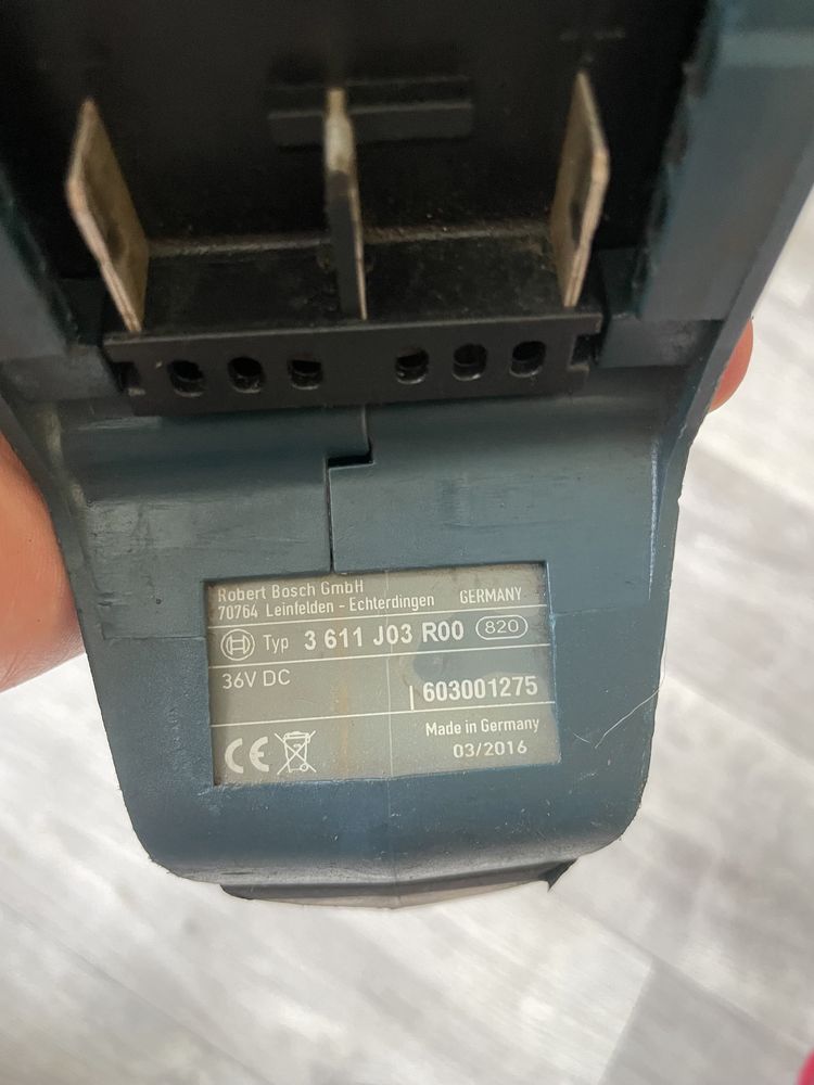 Безчетков перфоратор Бош Bosch GBH 36V EC compact