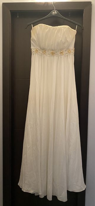 Rochie culoare BEJ insertii