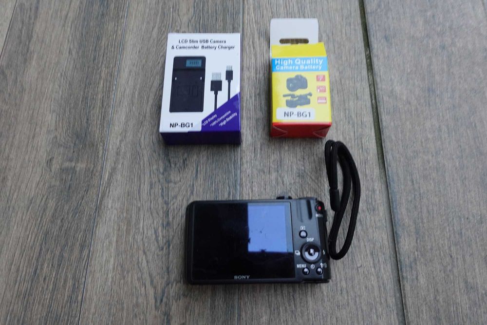 Sony dsc hx7v cu gps 16mp cu incarcator si 2 baterii noi