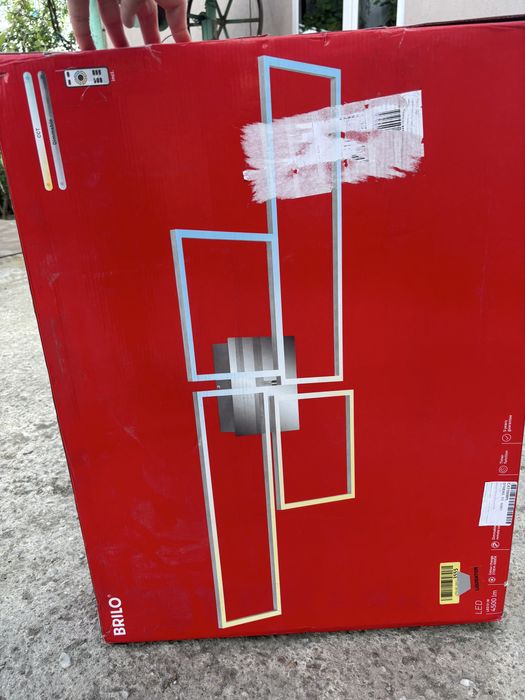 lustră LED Brilo, model modern