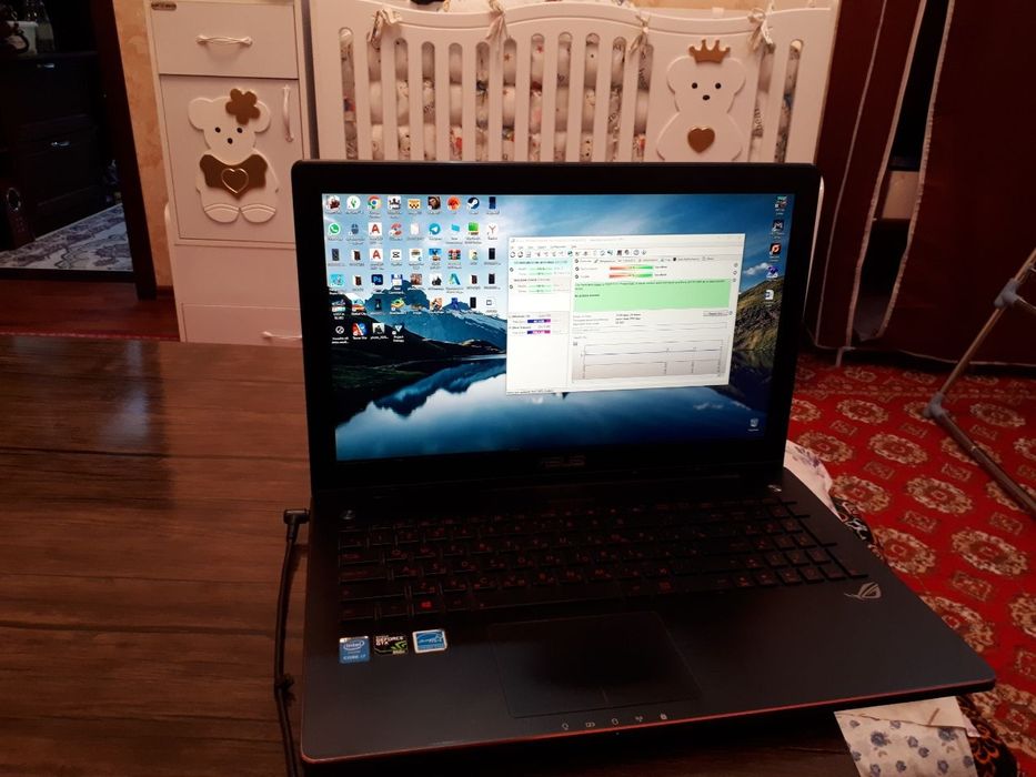 Продаю ноутбук ASUS ROG CORE i7