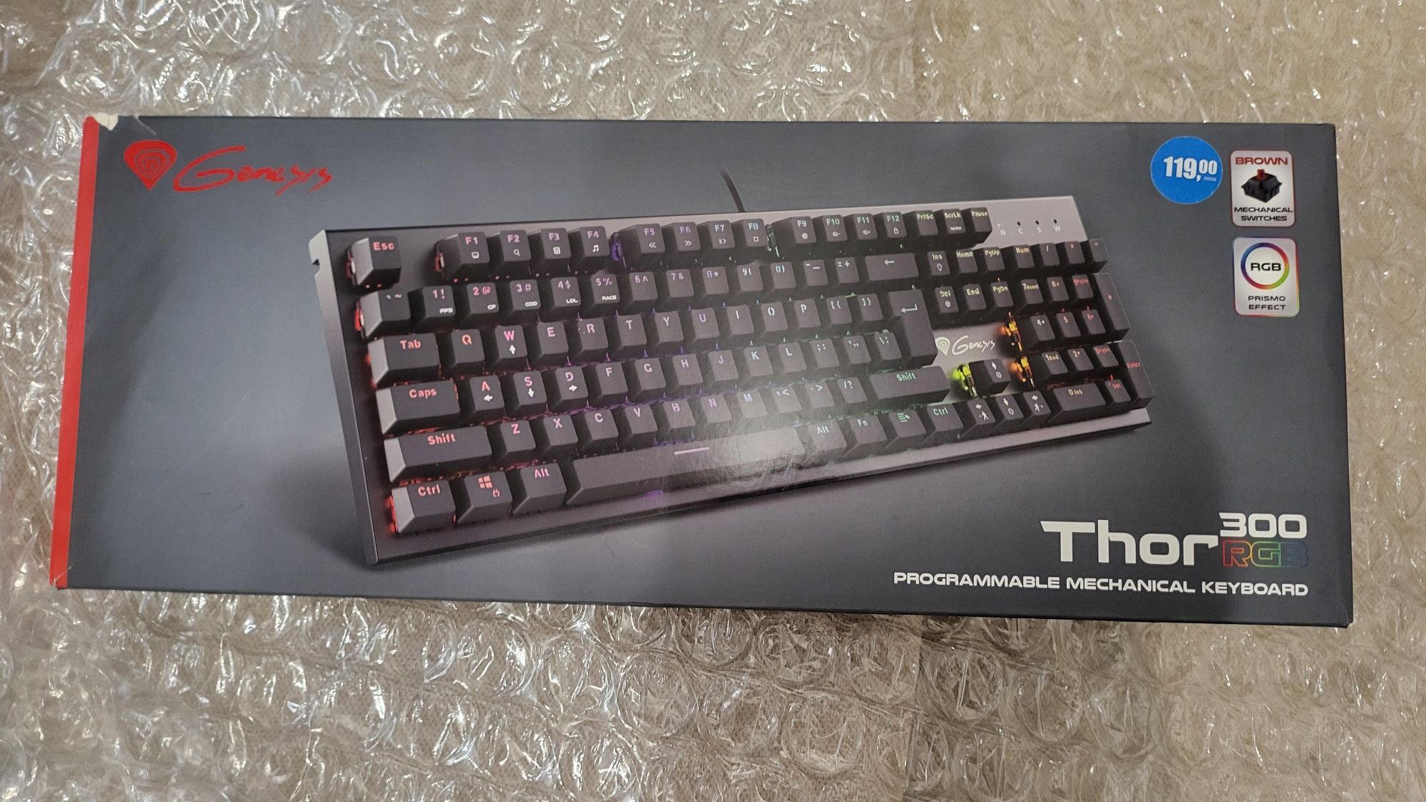 Гейвърска клавиатура Genesis Thor 300 tkl rgb и Genesis Thor 300