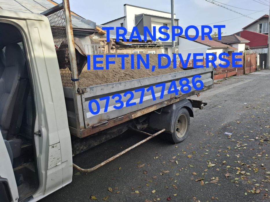 Transport moloz/nisip/pietris