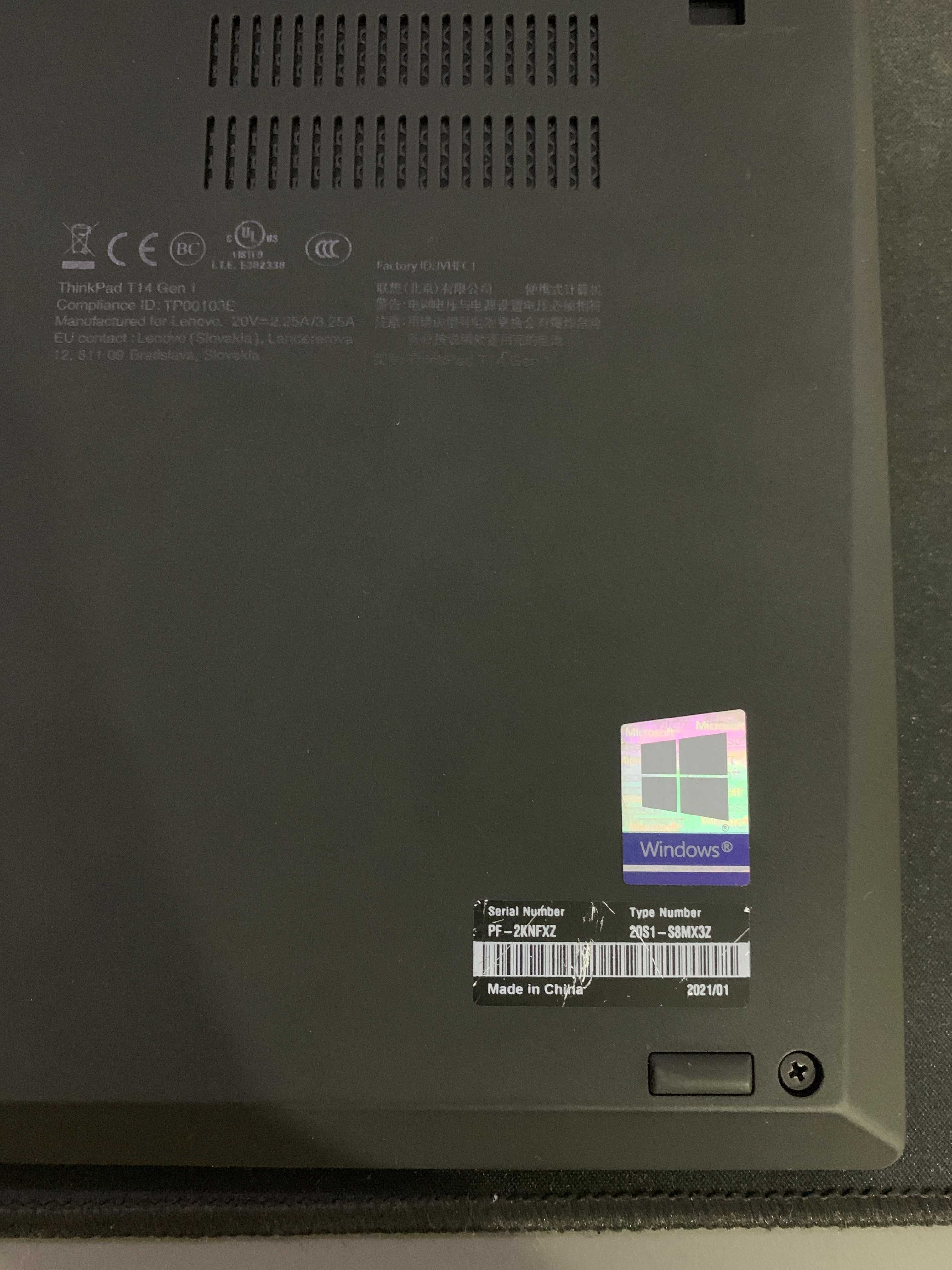 Laptop Lenovo ThinkPad T14