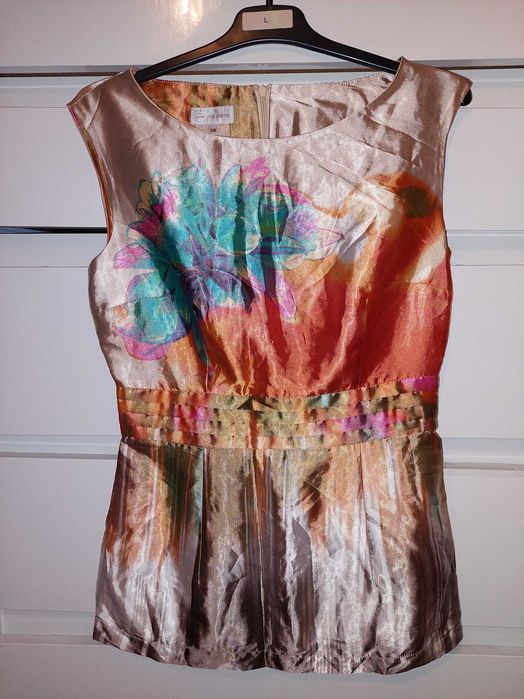 Bluza/top elegant peplum, mar.36 Madame TRANSPORT GRATUIT